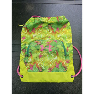 Under Armour - Unisex Sackpack Drawstring Backpack w/ Sunglasses Pocket Neon